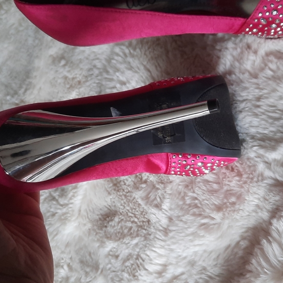 Pink Deb stilleto heels size 9 - Picture 3 of 11